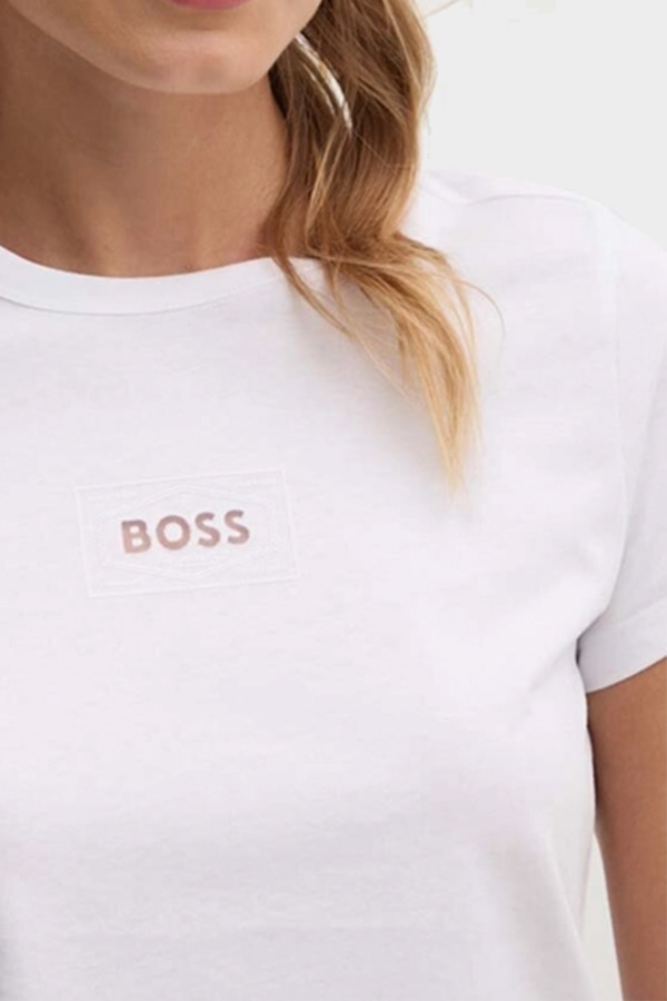 ΜΠΛΟΥΖΑ T-SHIRT BOSS - 100 ΛΕΥΚΟ